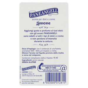 Aroma Limone In Fialetta Senza Glutine E Alcool Paneangeli