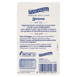 Aroma Al Limone Senza Glutine Per Dolci 2x2ml Paneangeli - Foto 3