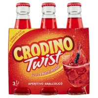 Aperitivo Crodino Twist Frutti Rossi 3 Da Cl.17,5