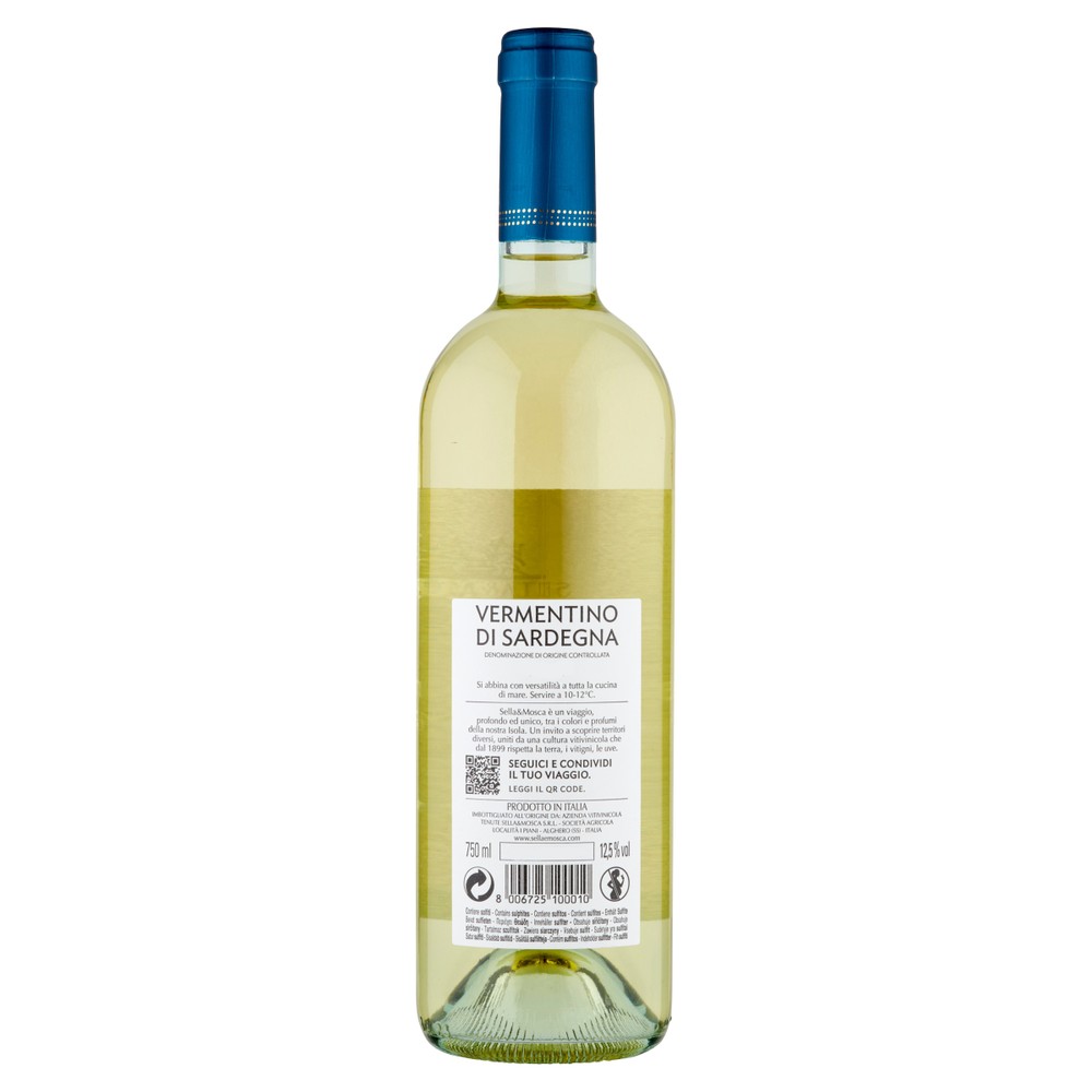 Vino Bianco Vermentino Di Sardegna Doc Sella & Mosca - Foto 3