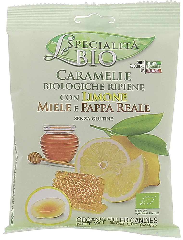 Caramelle Biologiche Al Gusto Limone, Miele E Pappa Reale Serra - Foto 1