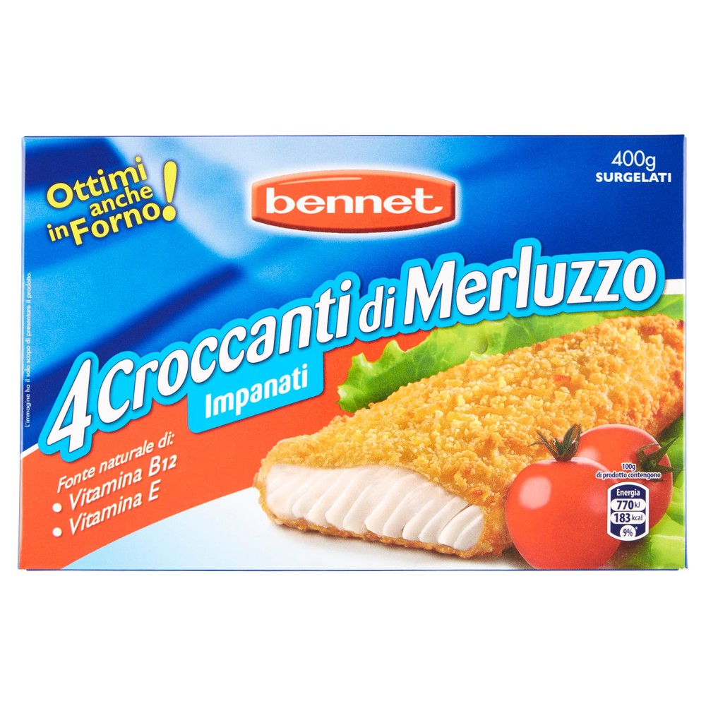 4 Croccanti Merluzzo Surgelati Bennet - Foto 1