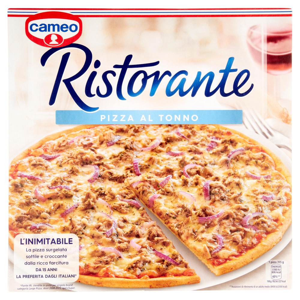 Pizza Al Tonno, Base Sottile Pizza Ristorante Cameo - Foto 1