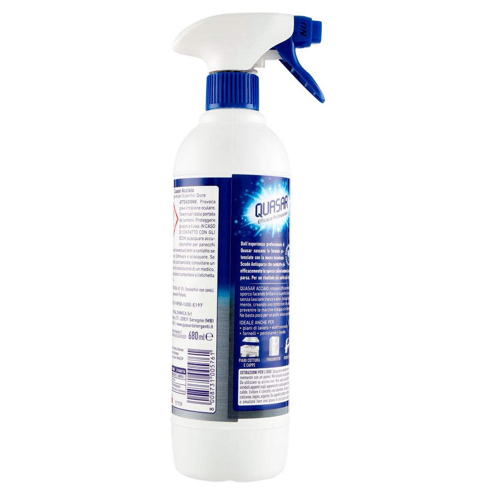 Detergente Spray Lucidante Per Acciaio Quasar - Foto 3