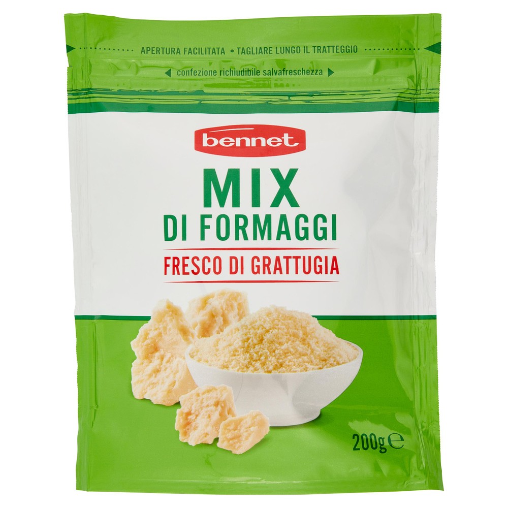 Mix Formaggi Grattugiati Bennet - Foto 1