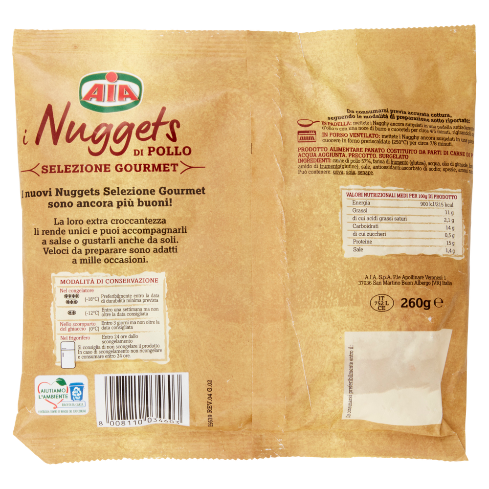 Nuggets Pollo Gourmet Aia