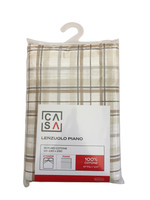 Lenzuolo Piano Stampa Check 2 Piazze Cm 240 x 290 Beige Casa Lenzuolo Piano Stampa Check 2 Piazze Cm 240 x 290 Beige Casa