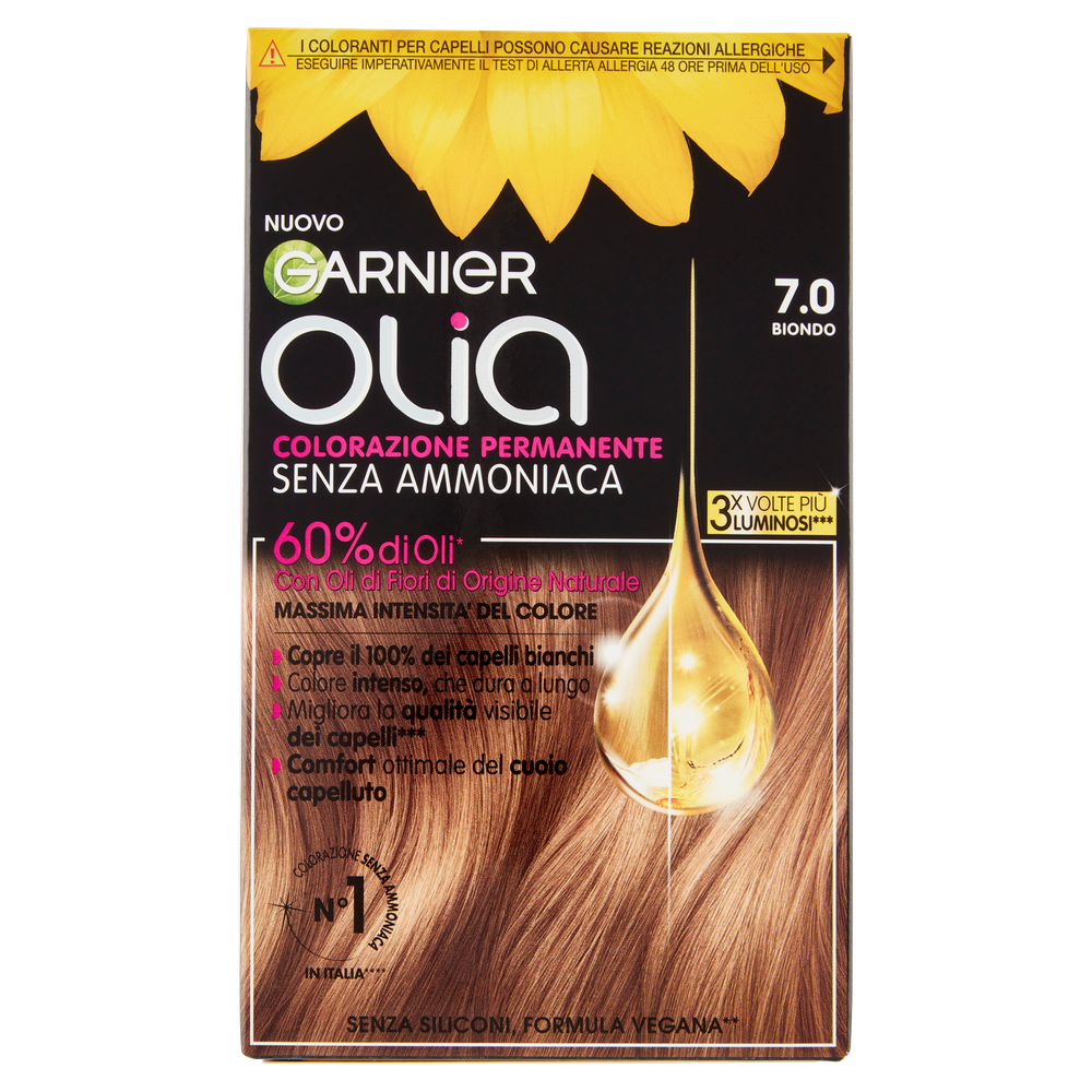 Colorazione Capelli Olia 7.0 Biondo - Foto 1