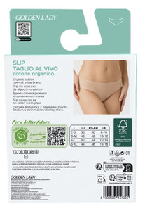 Slip Donna Taglio Vivo Taglia 3 Naturale Golden Lady - Foto 3