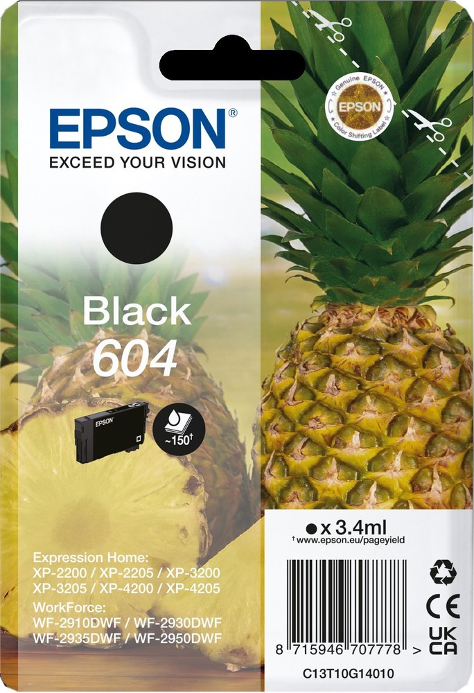 Cartuccia Inchiostro Nero Serie Ananas Epson - Foto 1