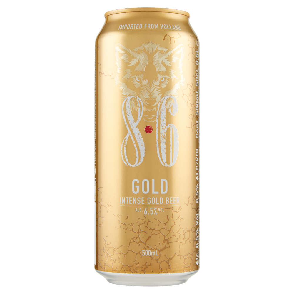 Birra 8.6 Gold Lattina