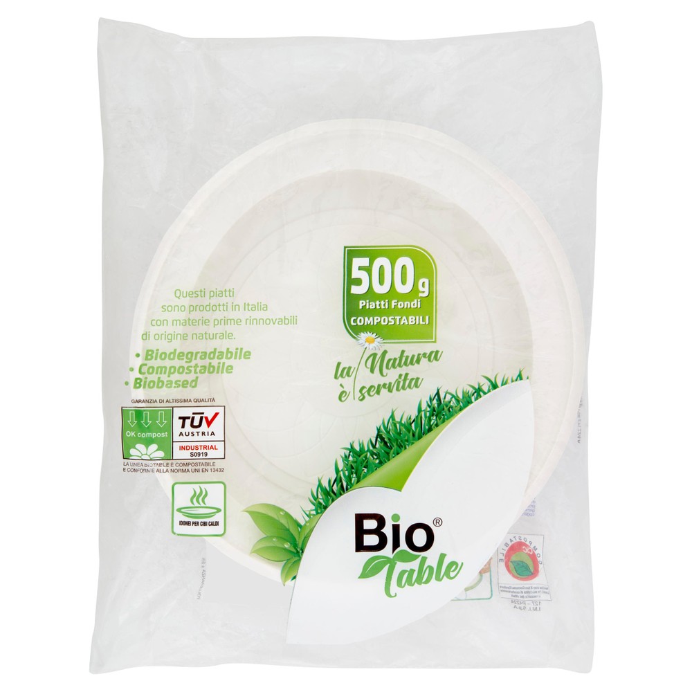 36 Piatti Fondi In Bioplastica Bio Table - Foto 1