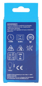 Lampadina A Fil.Led Goccia 60we27 Luce Calda Bennet - Foto 3