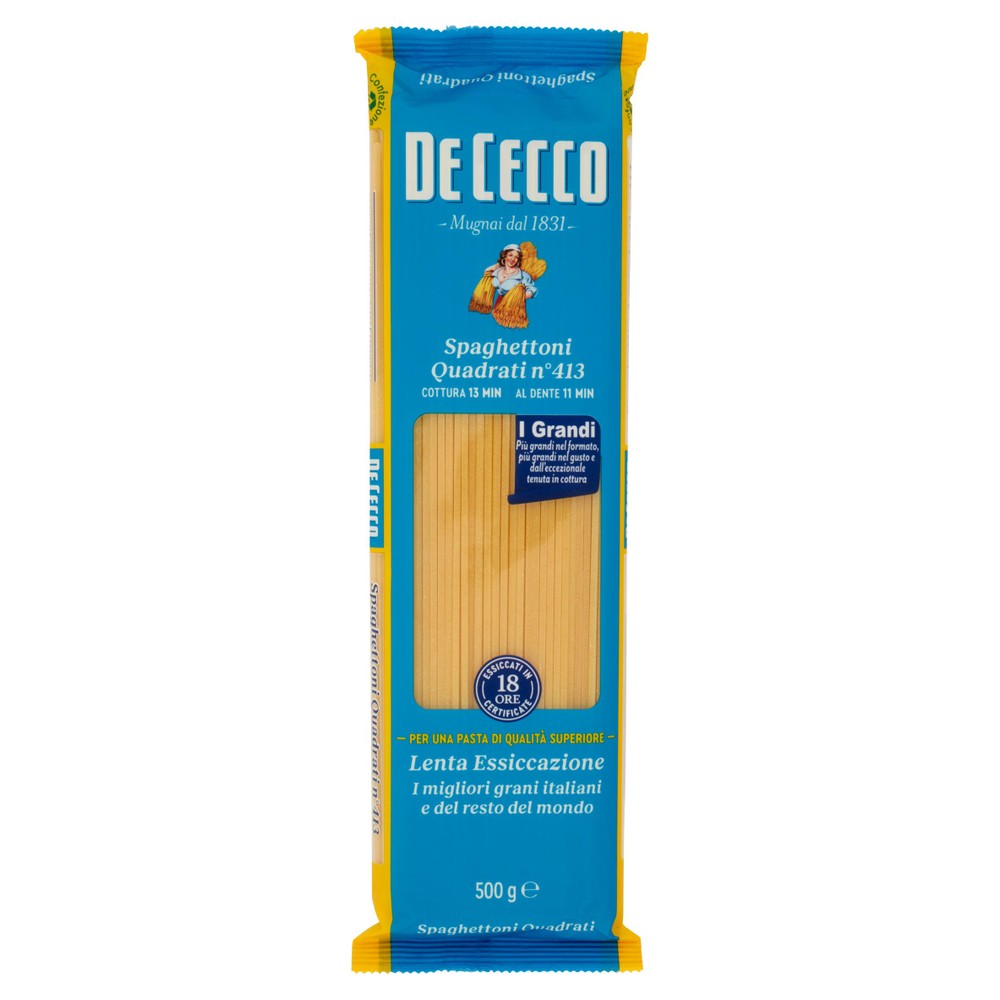 Pasta Spaghettoni Quadrati N.413 De Cecco - Foto 1