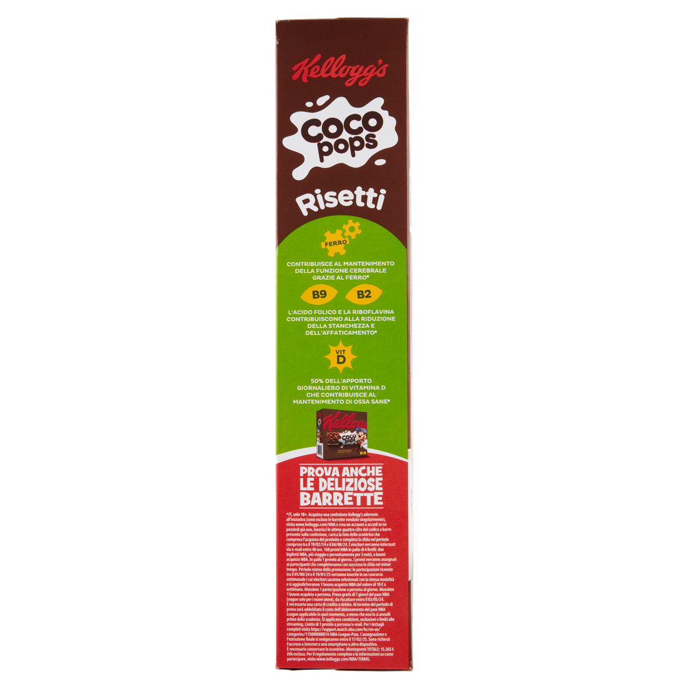 Cereali Coco Pops Risetti Riso Soffiato E Cacao Con Vitamine Kellogg's - Foto 2