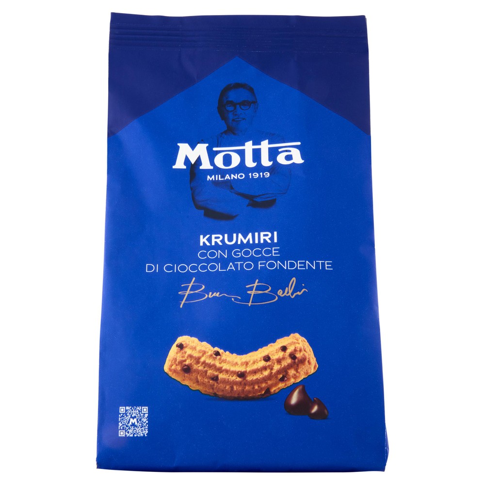 Biscotti Krumiri Con Gocce Di Cioccolato Fondente Motta - Foto 1
