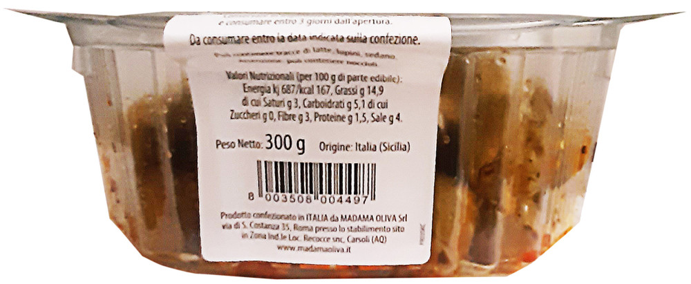 Olive Nocellara Schiacciate
