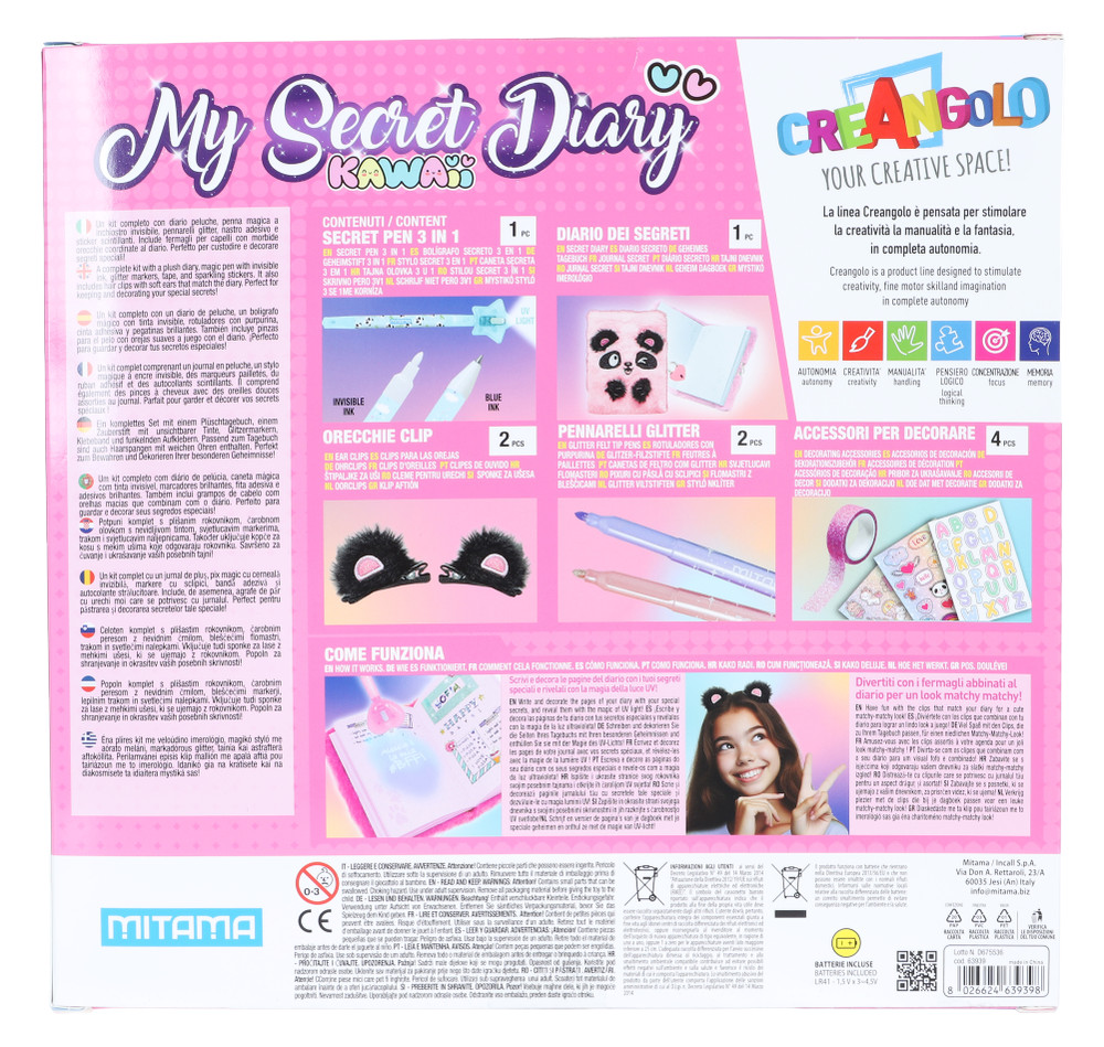 Secret Diary Panda My Kawaii Mitama - Foto 3