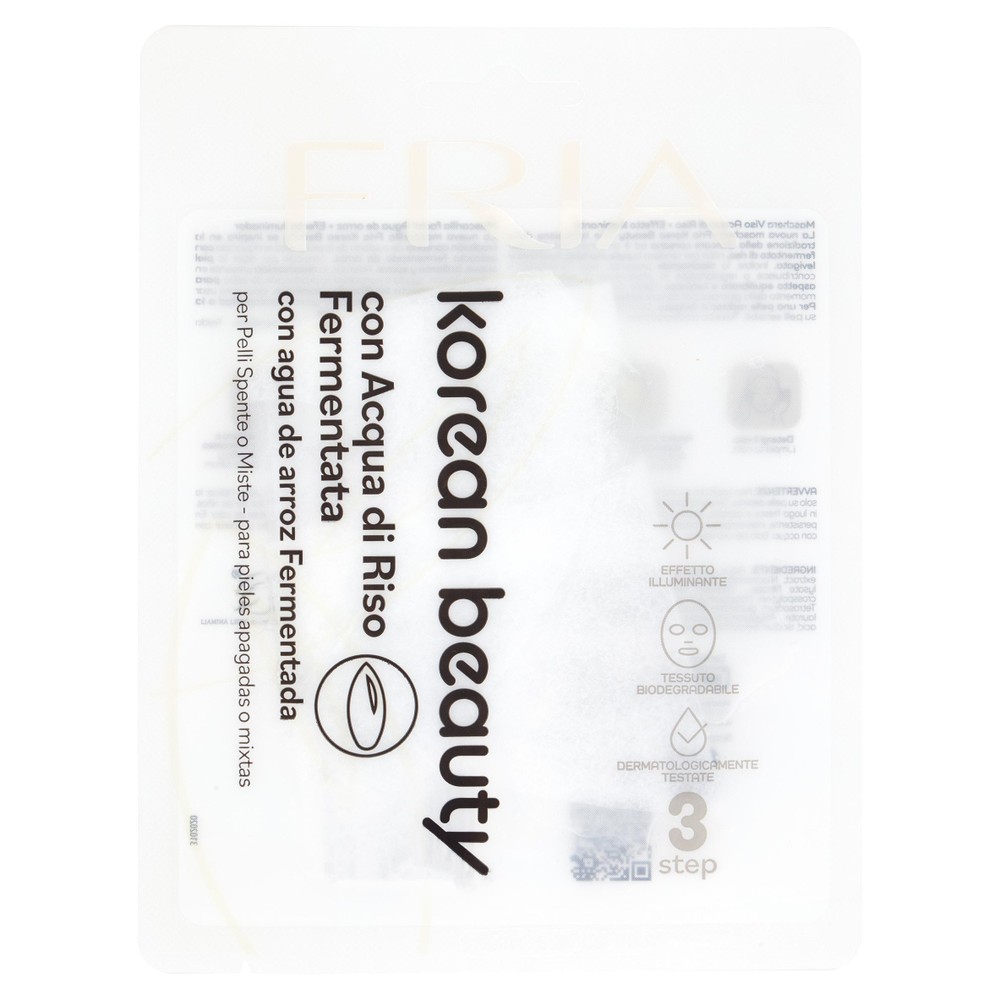Maschera Viso Illuminante Acqua Di Riso Korean Beuaty Fria - Foto 1