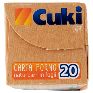 Carta Forno Naturale In Fogli 33x38 Cuki,Conf. Da 20 Fogli - Foto 2