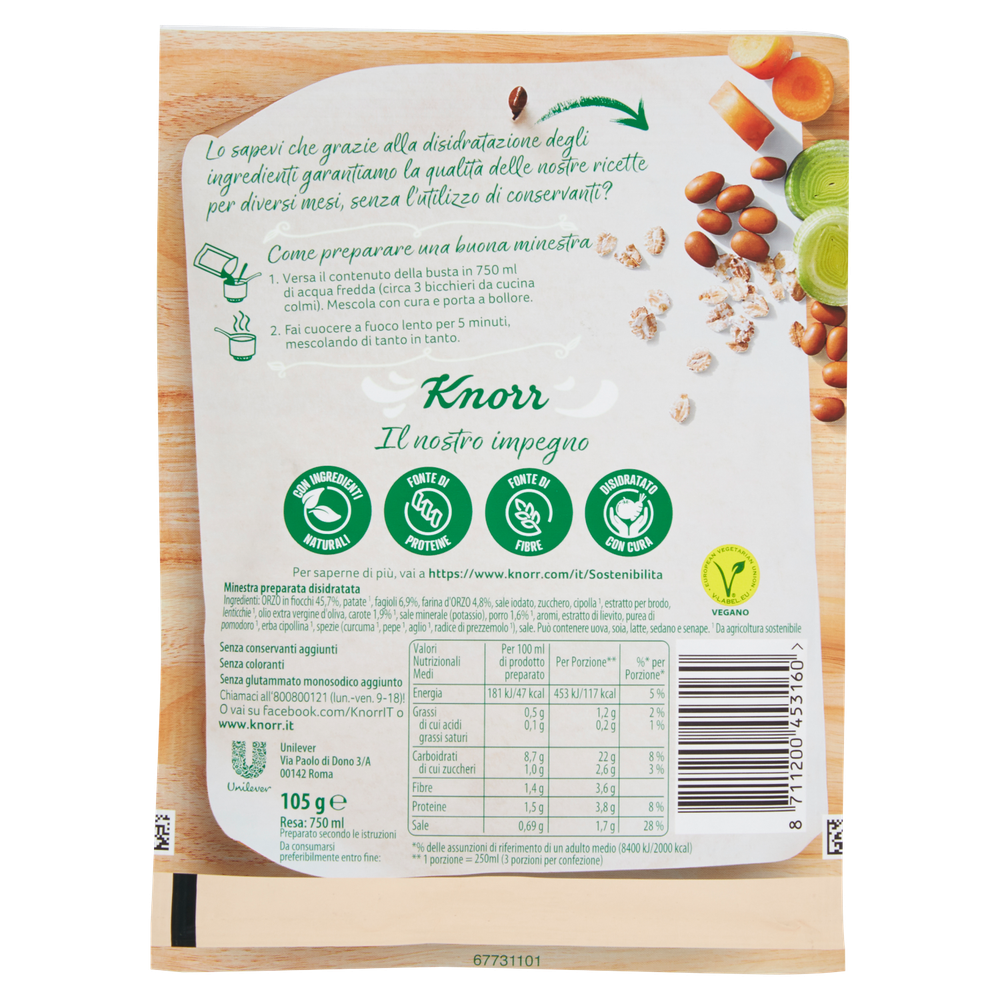 Minestra Con Orzo Knorr