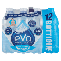 Acqua Naturale Eva 12 Da L.0,5