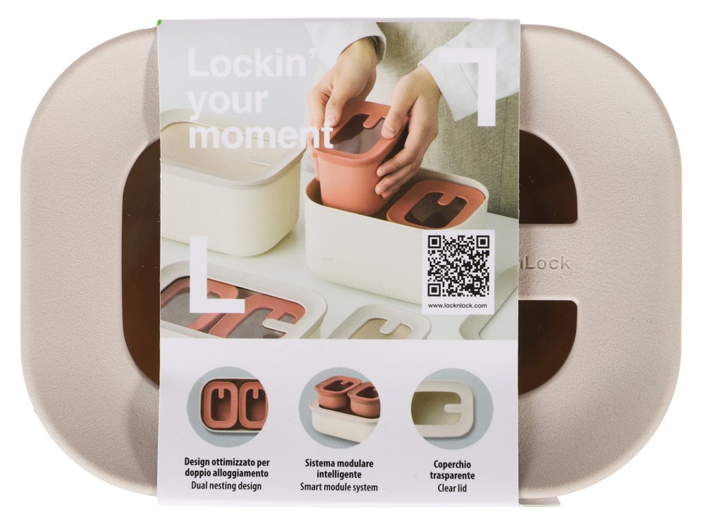 Contenitore Rettangolare Dual Nest In Plastica Lock&Lock - Foto 1
