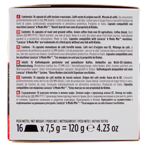 Caffè Barista Espresso Napoli Capsule Per Lavazza 16pz Kimbo - Foto 2