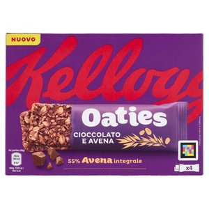 4 Barrette Cioccolato E Avena Oaties Kellogg's - Foto 1