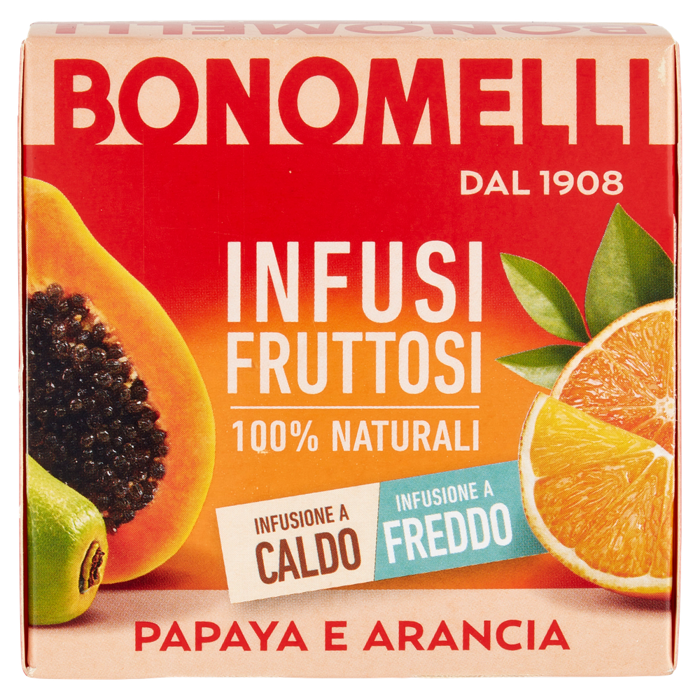 Infuso Fruttosi 100% Naturali Gusto Papaya E Arancia 12x2g Bonomelli - Foto 3