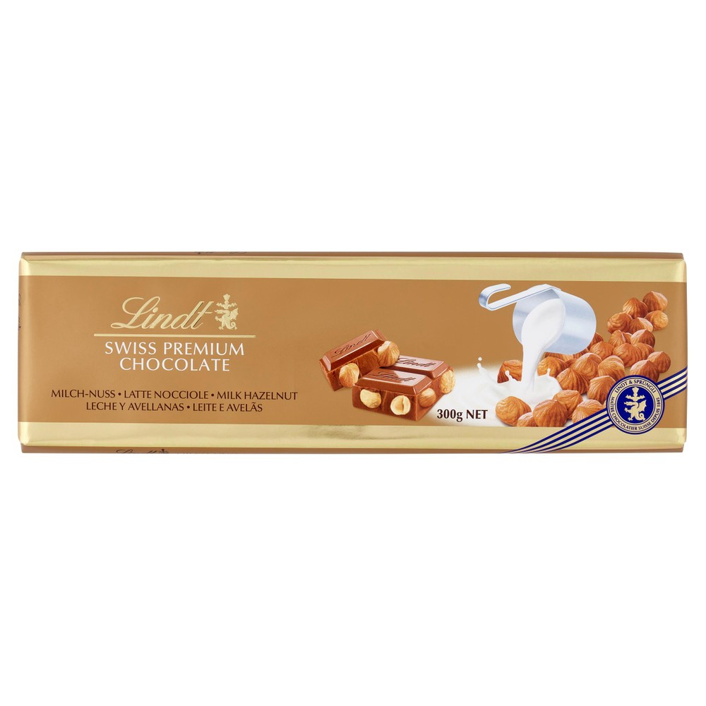 Tavoletta Di Cioccolato Gold Al Latte Con Nocciole Maxi Formato Lindt - Foto 1