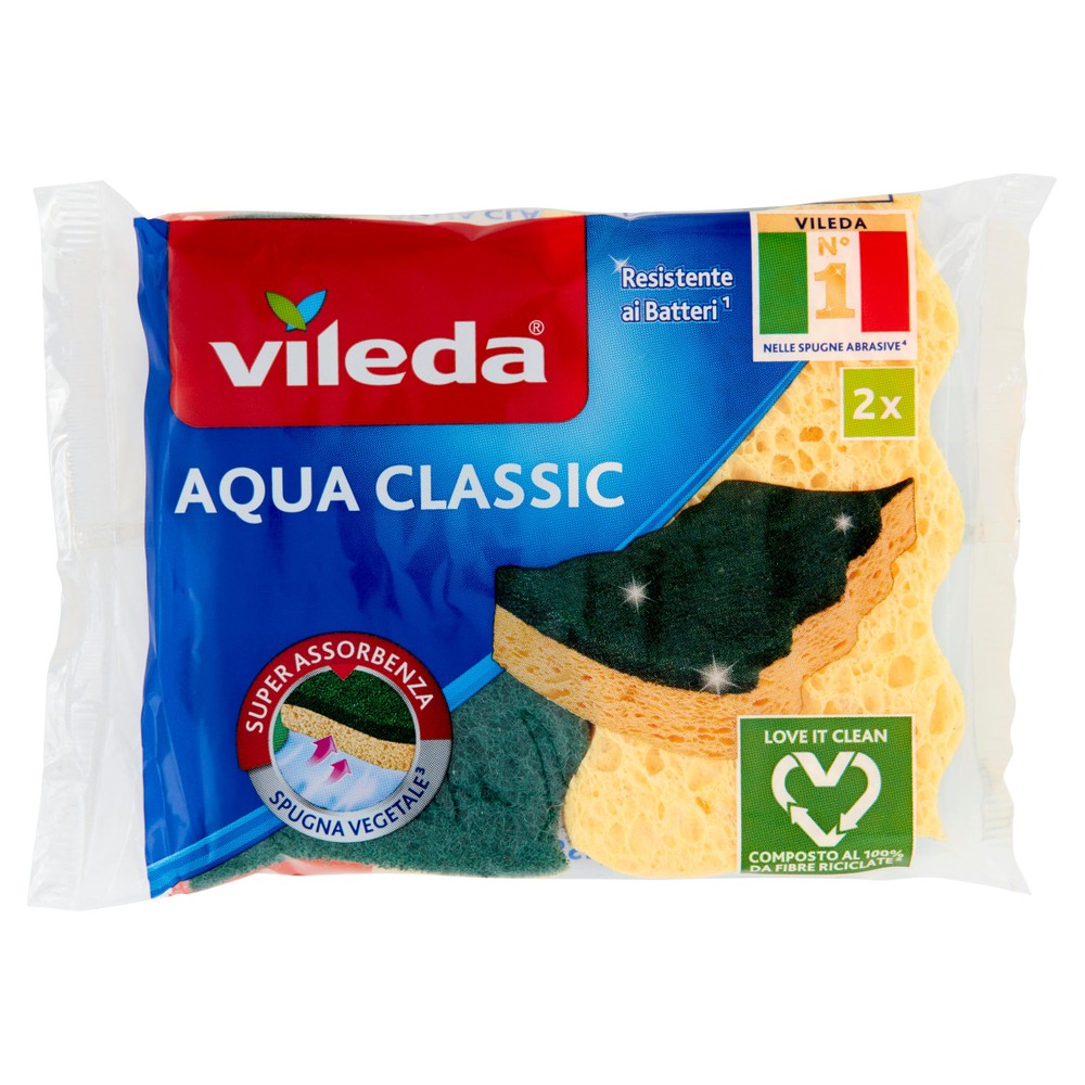 Spugna Abrasiva In Cellulosa Aqua Vileda - Foto 1