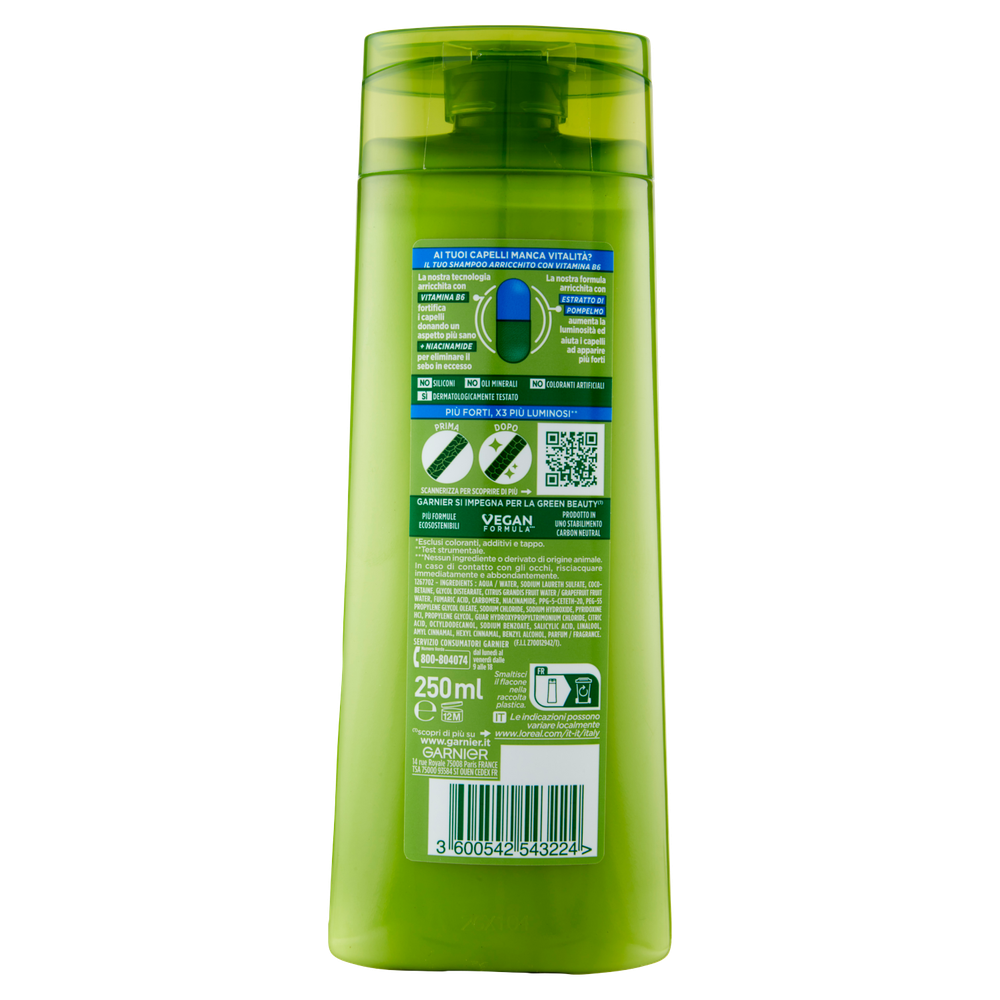 Shampoo Fructis Capelli Normali Garnier - Foto 3