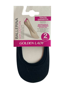 Salvapiedi Ballerina Donna S/ M Nero Conf Da 2 Golden Lady - Foto 1