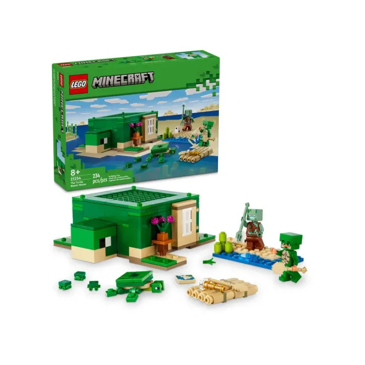 Beach House Della Tartaruga Minecraft Lego - Foto 1
