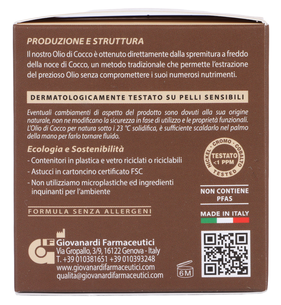 Giovanardi Farmaceutici Olio Purissimo Di Cocco - Foto 2