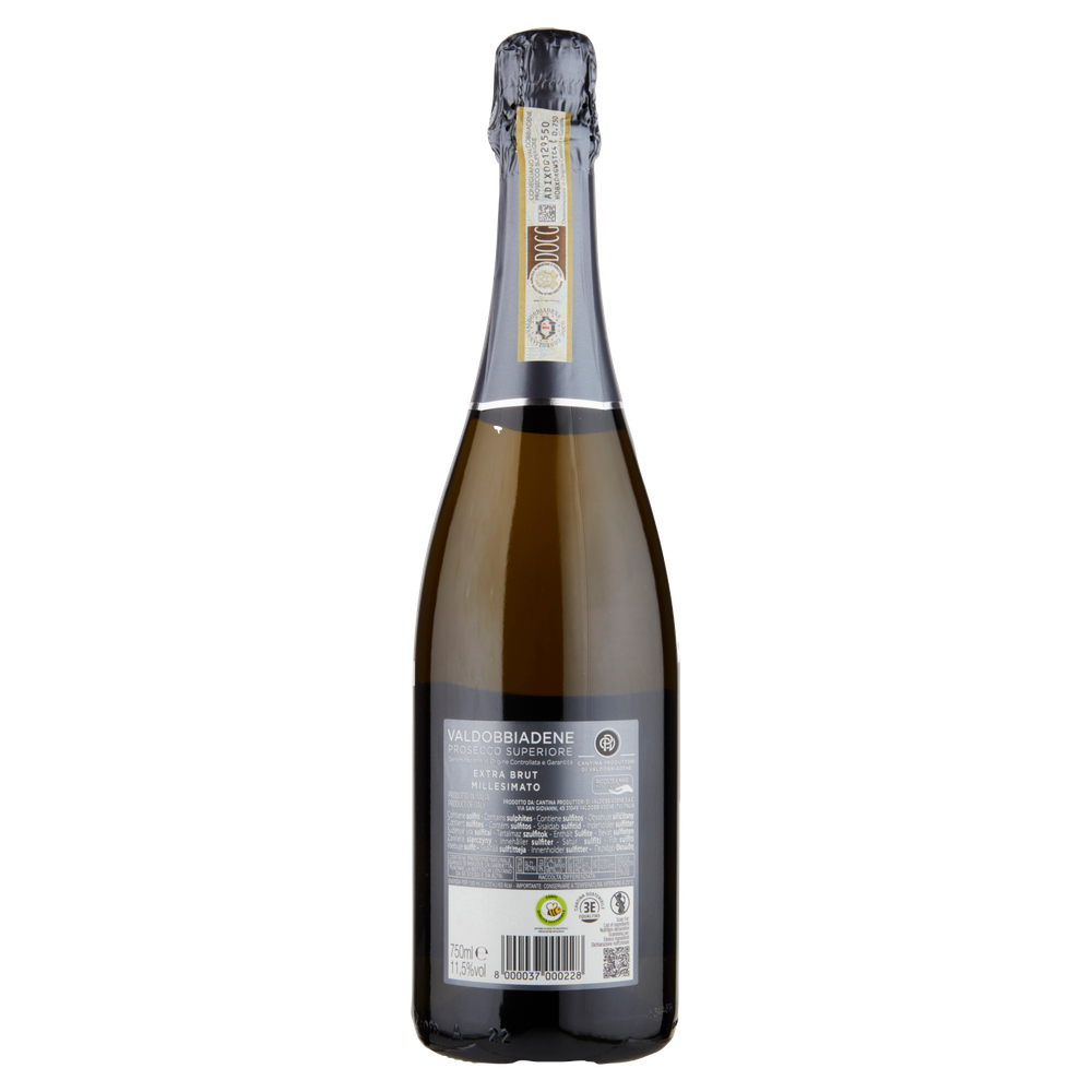 Prosecco Superiore Valdobbiadene Docg Millesimato Extra Brut - Foto 3