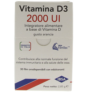 Vitamina D3 2.000 Ui Film Orodispersibili
