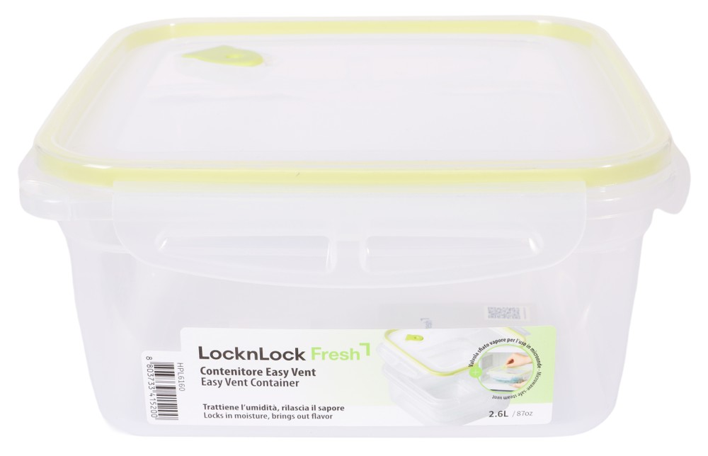 Contenitore Quadrato In Plastica 2600ml Lock&Lock - Foto 1