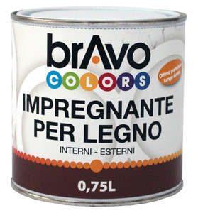 Impregnante Base Solvente Mogano Bravo Colors L.0,75 - Foto 1