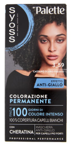 Colorazione Capelli Base Cool 3.59 Castano Scuro Syoss By Palette - Foto 1