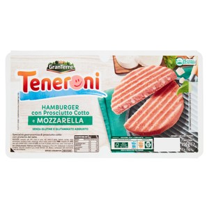 Hamburger Prosciutto Cotto E Mozzarella Granterre Teneroni - Foto 1