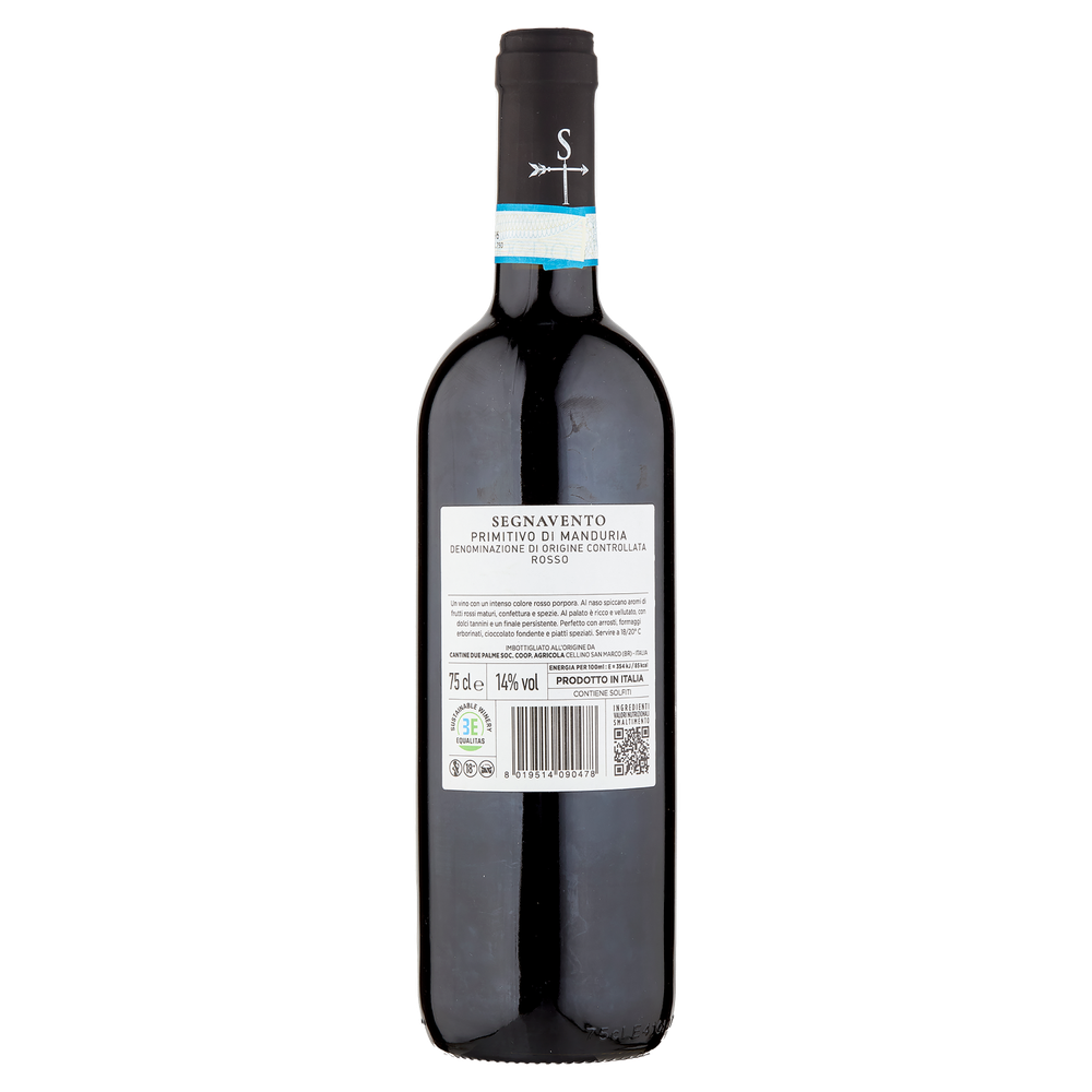 Primitivo Di Manduria Doc Segnavento - Foto 2