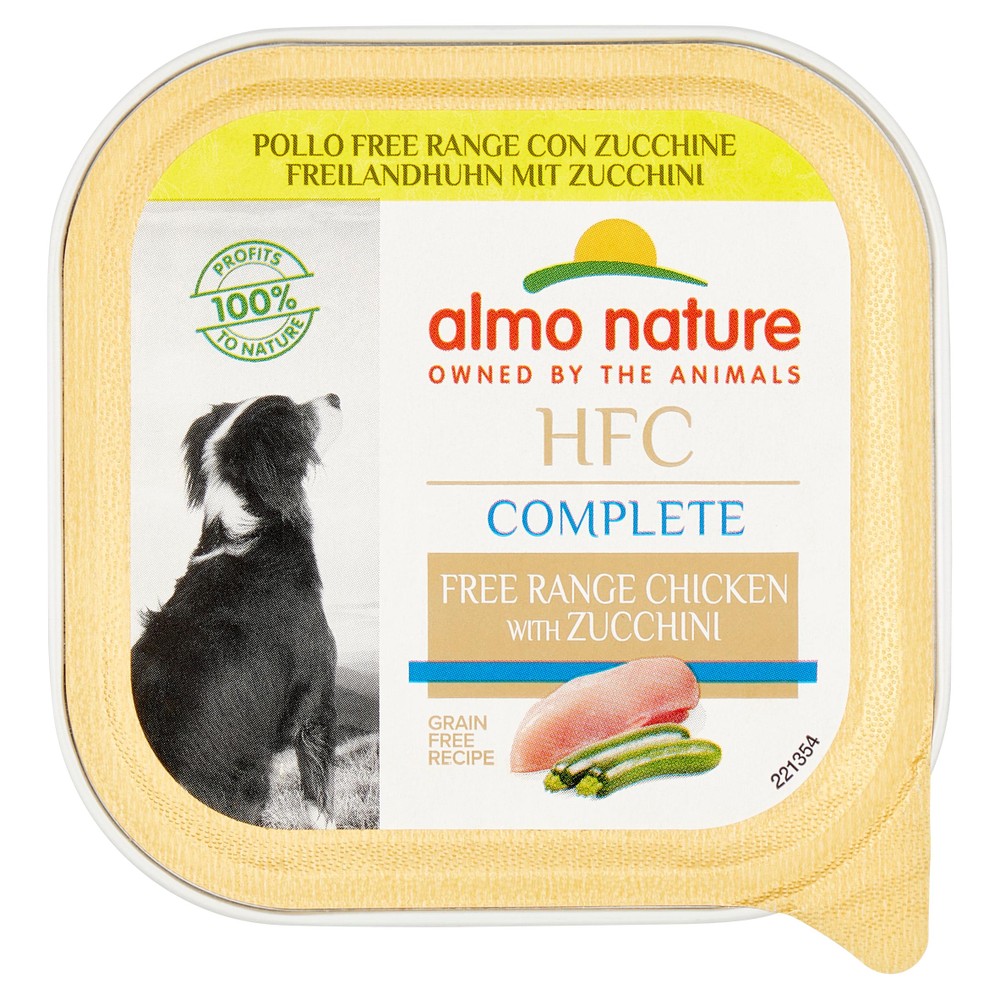 Alimento Umido Per Cane Hfc Complete Pollo E Zucchine Almo