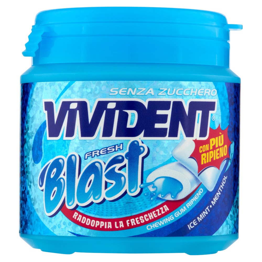 Vivident Blast Ice Mint In Barattolo