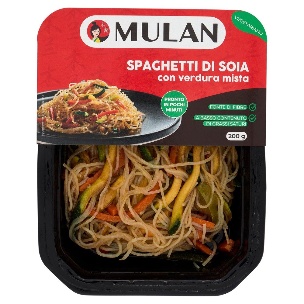 Spaghetti Di Soia Con Verdura Mista Mulan - Foto 1