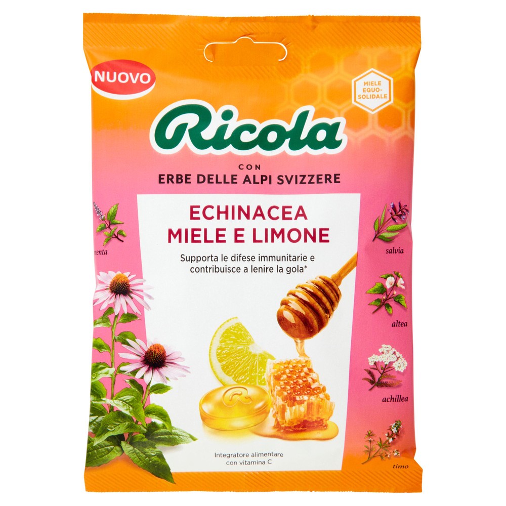 Caramelle Svizzere Echinacea, Miele E Limone Ricola - Foto 1