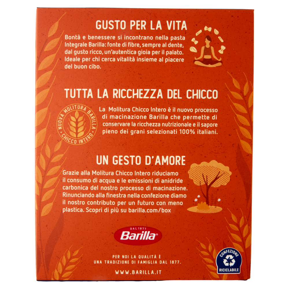 Pasta Farfalle Integrali 100% Grano Integrale Barilla - Foto 3