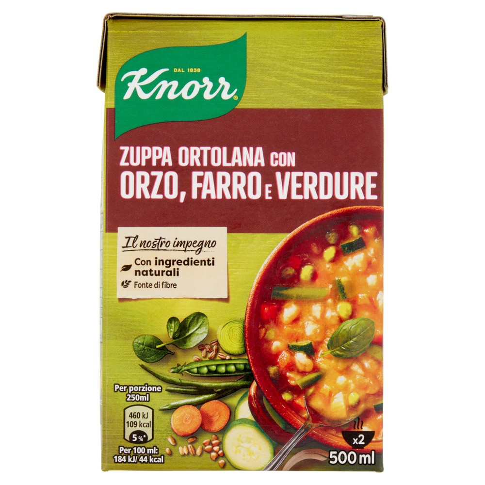 Zuppa Ortolana Con Orzo, Farro E Verdure Knorr - Foto 1