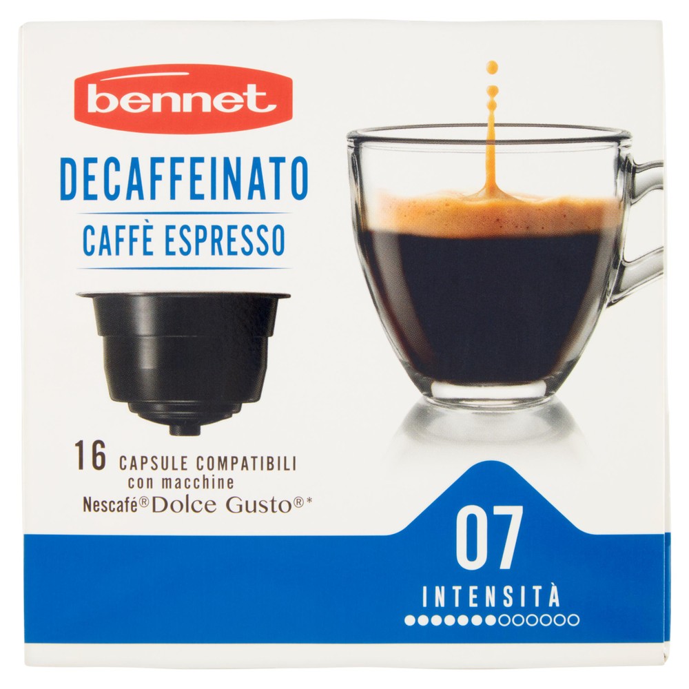 Caffè Espresso Dek In Capsule Compatibili Nespresso 16pz Bennet - Foto 1